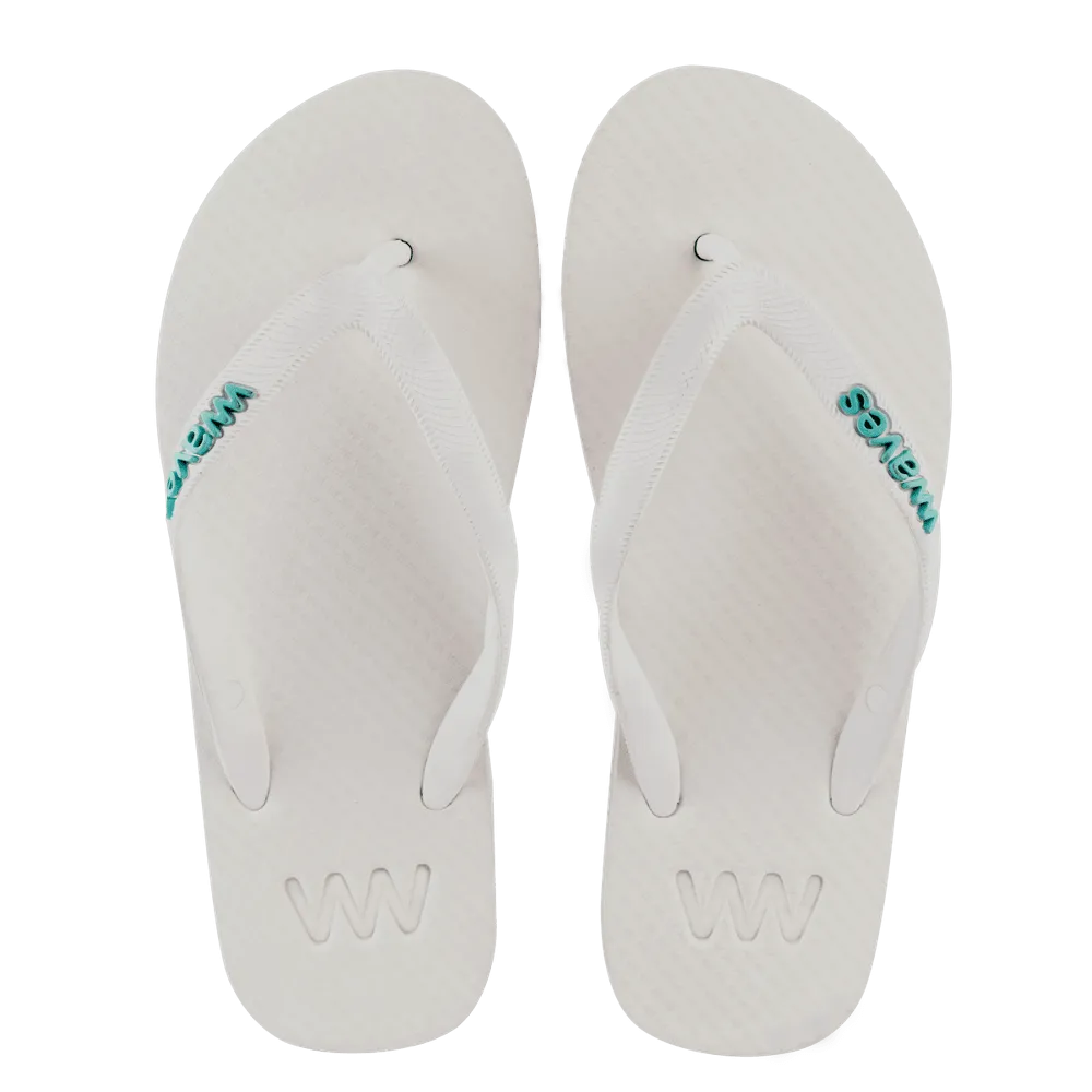 WAVES Women's Pastel Plain UK 11 - White