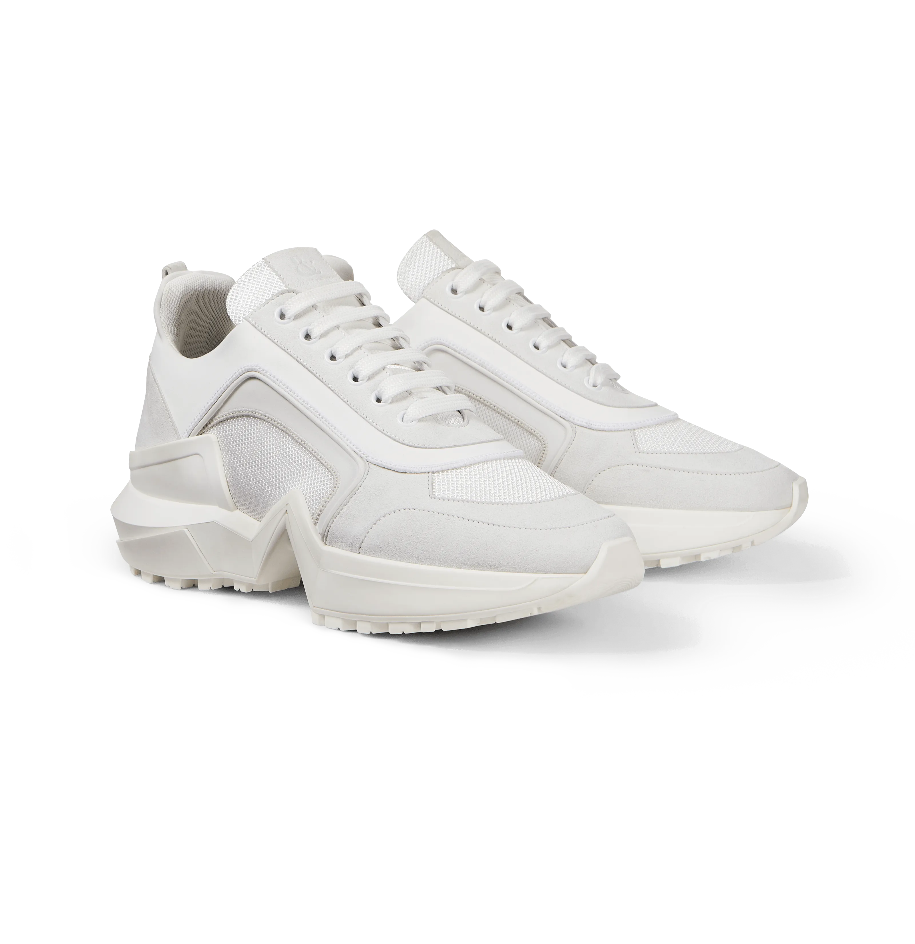 White Suede Sneakers